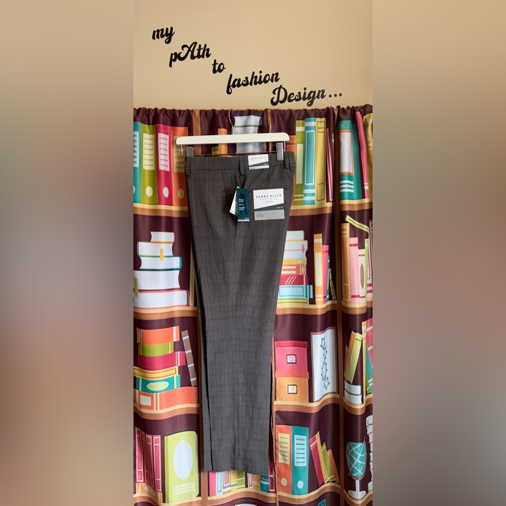 Perry Ellis Gray Dress Pants